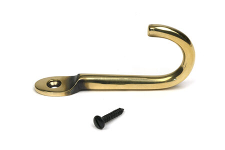 Aged Brass Traditional Coat Hook | 52228 - Image 2