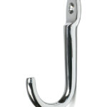 Polished Chrome Traditional Coat Hook | 52230