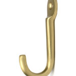 Satin Brass Traditional Coat Hook | 52233