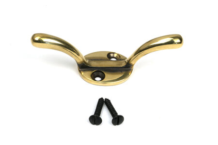 Aged Brass Newbury Cleat Hook | 52248 - Image 2