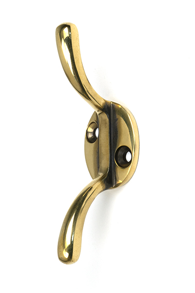Aged Brass Newbury Cleat Hook | 52248