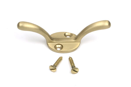 Satin Brass Newbury Cleat Hook | 52253 - Image 2