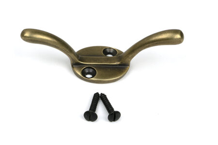 Burnished Brass Newbury Cleat Hook | 52254 - Image 2