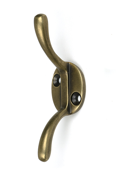 Burnished Brass Newbury Cleat Hook | 52254