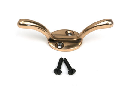 Polished Bronze Newbury Cleat Hook | 52256 - Image 2