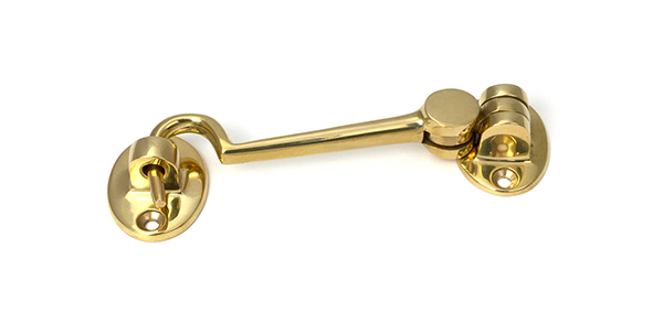 Polished Brass 4" Cabin Hook | 52259