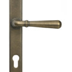 Burnished Brass Newbury Slimline Lever Espag. Lock Set | 52285
