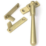 Satin Brass Night-Vent Locking Newbury Fastener | 52316