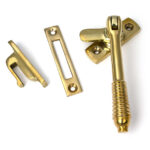 Polished Brass Locking Reeded Fastener | 52317