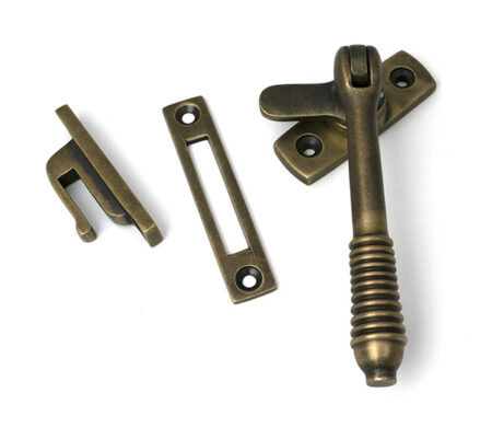 Burnished Brass Locking Reeded Fastener | 52318