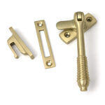 Satin Brass Locking Reeded Fastener | 52319