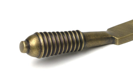 Burnished Brass 12" Reeded Stay | 52331 - Image 2