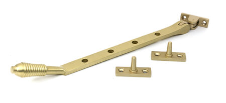 Satin Brass 10" Reeded Stay | 52333