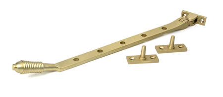 Satin Brass 12" Reeded Stay | 52334
