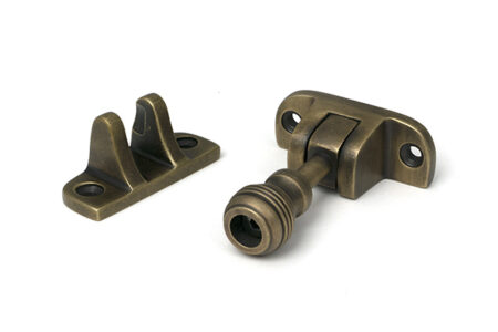 Burnished Brass Prestbury Brighton Fastener (Radiused) | 52342 - Image 2