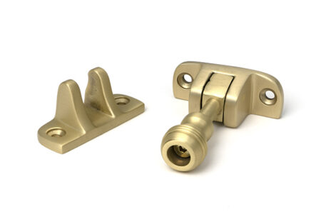 Satin Brass Prestbury Brighton Fastener (Radiused) | 52346 - Image 2
