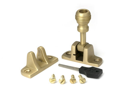 Satin Brass Prestbury Brighton Fastener (Radiused) | 52346 - Image 3