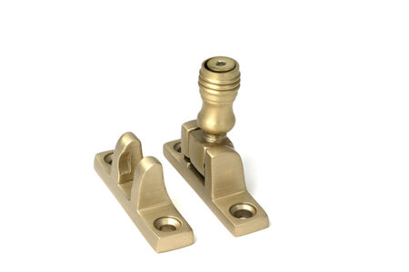 From the Anvil Satin Brass Prestbury Brighton Fastener - Narrow (Square)