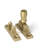 Satin Brass Mushroom Brighton Fastener - Narrow (Square) | 52356