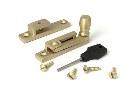 Satin Brass Mushroom Quadrant Fastener - Narrow | 52364 - Image 2