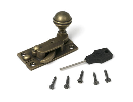 Burnished Brass Prestbury Sash Hook Fastener | 52367 - Image 3