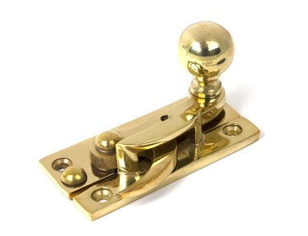 Polished Brass Sash Hook Fastener | 52369 - Image 2