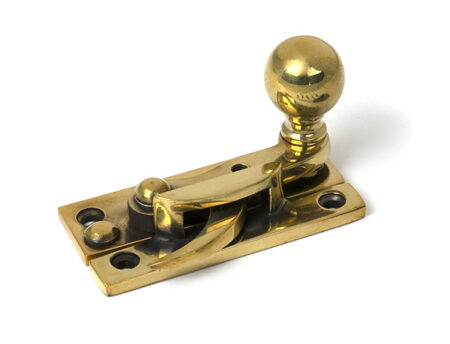 From the Anvil Aged Brass Sash Hook Fastener - Image 2