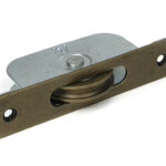Burnished Brass Square Ended Sash Pulley 75kg | 52386