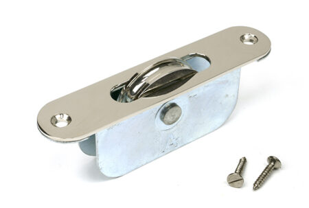 Polished Nickel Radiused Sash Pulley 75kg | 52391 - Image 2
