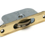 Aged Brass Radiused Sash Pulley 75kg | 52395