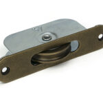 Burnished Brass Radiused Sash Pulley 75kg | 52397
