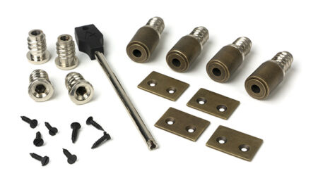From the Anvil Burnished Brass Secure Stops (Pack of 4) - Image 2