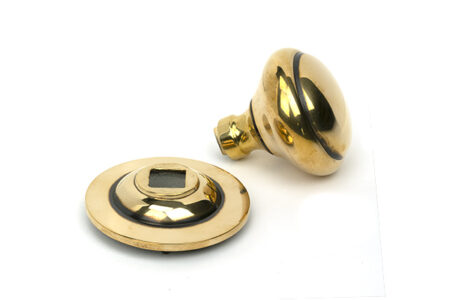 Aged Brass Round Centre Door Knob | 52404 - Image 3
