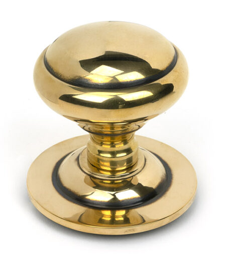 Aged Brass Round Centre Door Knob | 52404