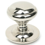 Polished Nickel Round Centre Door Knob | 52406