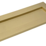 Satin Brass Small Letter Plate | 52409