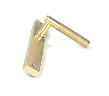 Satin Brass Brompton Slimline Lever Espag. Latch Set | 52419 - Image 4
