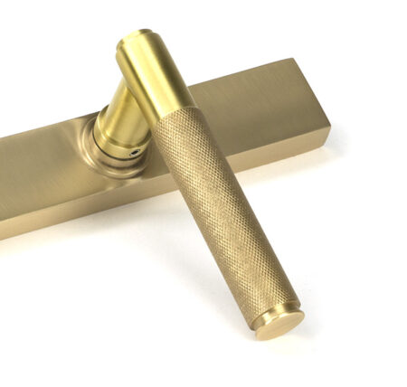 Satin Brass Brompton Slimline Lever Espag. Latch Set | 52419 - Image 5