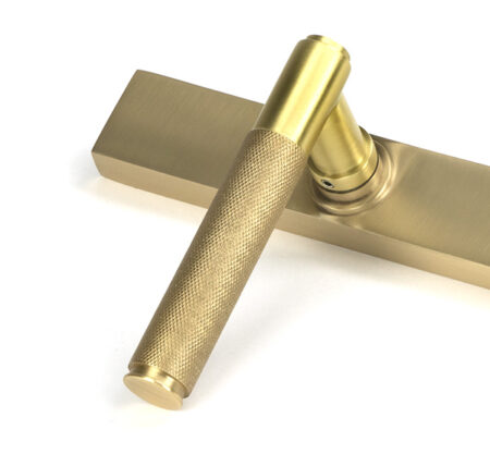 Satin Brass Brompton Slimline Lever Espag. Latch Set | 52419 - Image 6