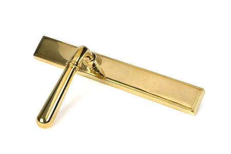 Polished Brass Newbury Slimline Lever Espag. Latch Set | 52420 - Image 4
