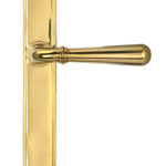 Polished Brass Newbury Slimline Lever Espag. Latch Set | 52420