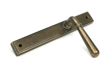 Burnished Brass Newbury Slimline Lever Espag. Latch Set | 52421 - Image 3