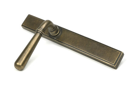 Burnished Brass Newbury Slimline Lever Espag. Latch Set | 52421 - Image 4