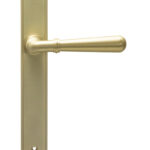 Satin Brass Newbury Slimline Lever Espag. Latch Set | 52422