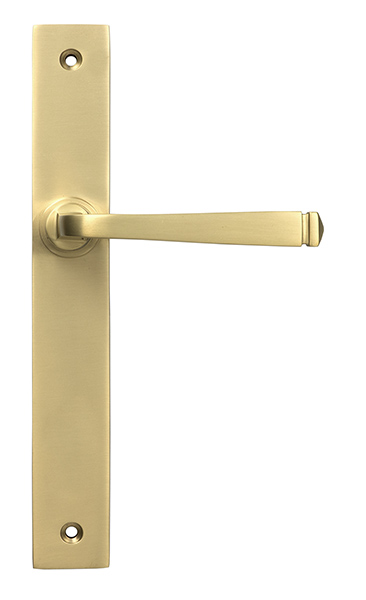 Satin Brass Avon Slimline Lever Latch Set | 52431