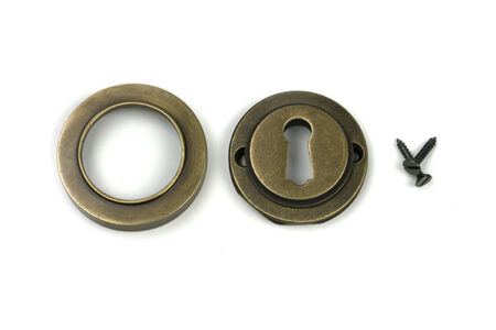 Burnished Brass Round Escutcheon (Plain) | 52443 - Image 2