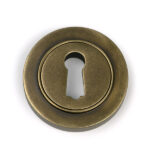 Burnished Brass Round Escutcheon (Plain) | 52443