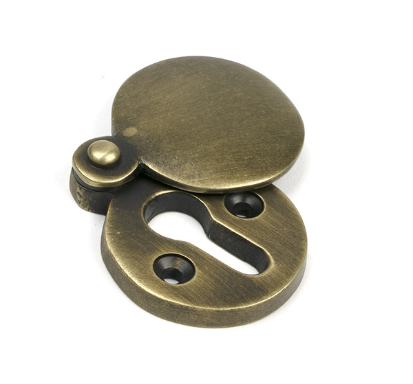Burnished Brass 30mm Round Escutcheon | 52451