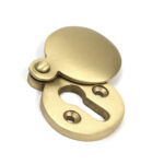 Satin Brass 30mm Round Escutcheon | 52452