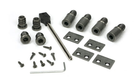 Pewter Secure Stops (Pack of 4) | 52476 - Image 2